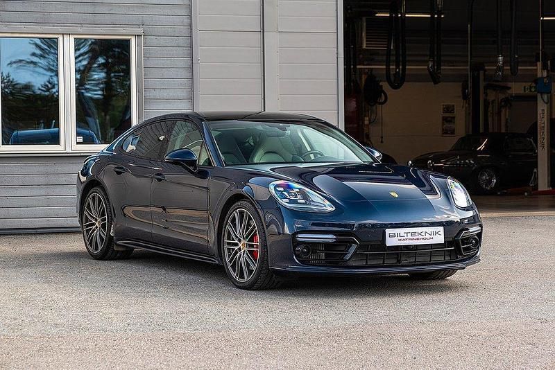 Blå Begagnad 2019 Porsche Panamera 4 Sedan | 785 000 kr - Bild 1/4