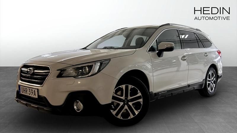 Vit (white) Begagnad 2019 Subaru Outback Active Kombi | 299 900 kr (Marknadspris) - Bild 1/4