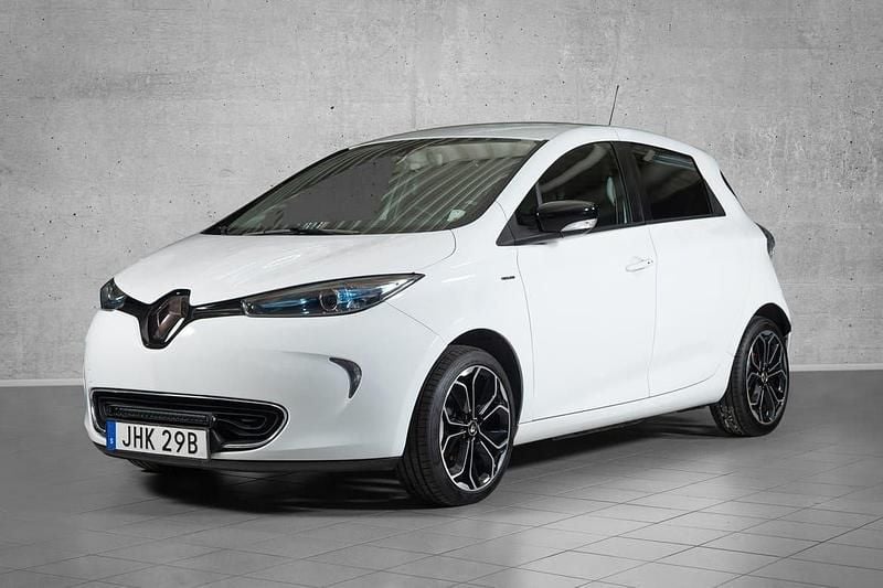 Vit Begagnad 2019 Renault Zoe Iconic Halvkombi | 109 000 kr (Bra pris) - Bild 1/4