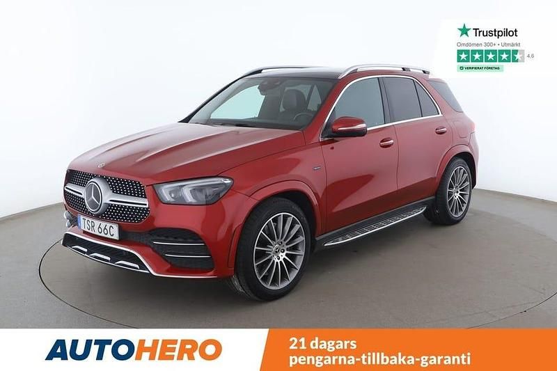Röd Begagnad 2021 Mercedes GLE350 AMG SUV | 555 000 kr (Marknadspris) - Bild 1/4