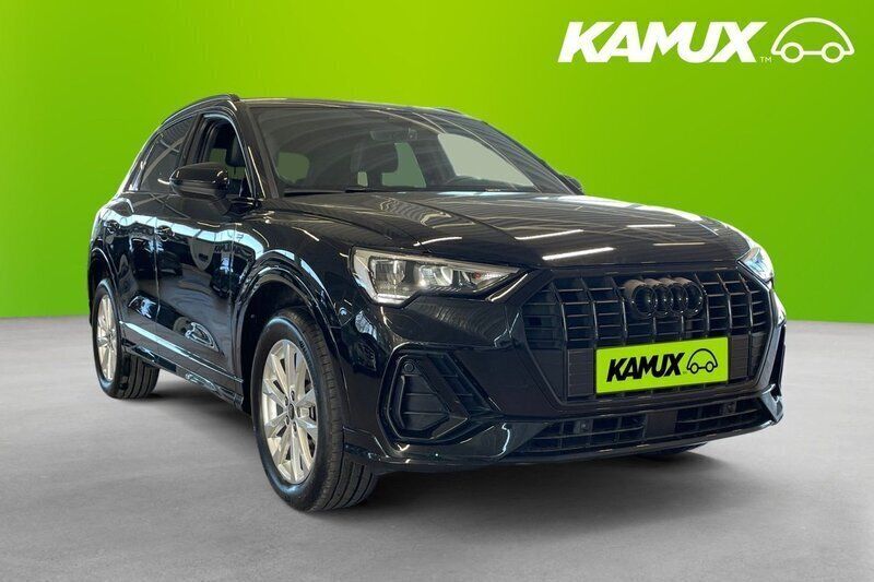 Svart Begagnad 2023 Audi Q3 S-Line SUV | 389 800 kr (Bra pris) - Bild 1/4