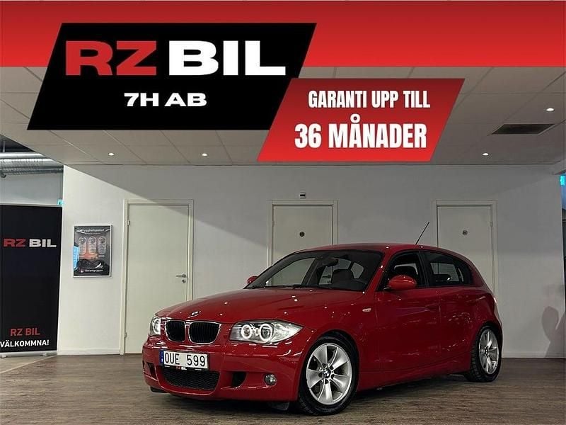 Begagnad BMW 118 M Sport 143 HK (105 kW) 2009 Röd Halvkombi