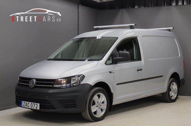 Silver Begagnad 2018 VW Caddy Maxi Minibuss | 194 900 kr (Marknadspris) - Bild 1/4