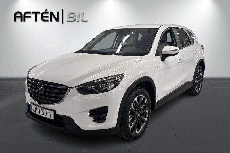 Vit Begagnad 2015 Mazda CX-5 SUV | 179 800 kr (Marknadspris) - Bild 1/3