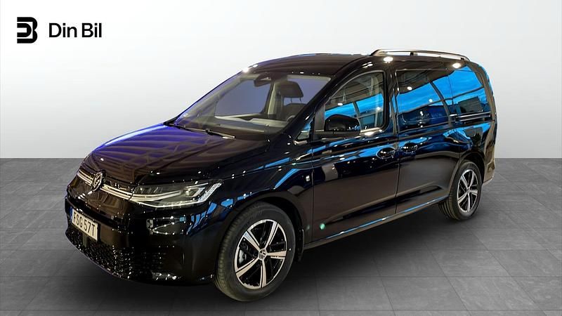 Svart Ny 2026 VW Caddy Maxi Minibuss | 558 500 kr - Bild 1/4
