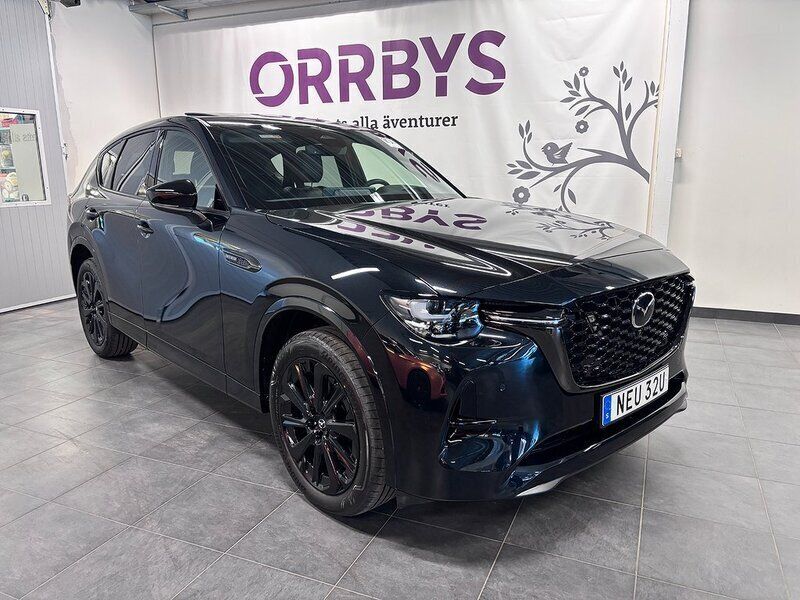 Svart Ny 2024 Mazda CX-60 Homura-Line SUV | 599 500 kr (Marknadspris) - Bild 1/4