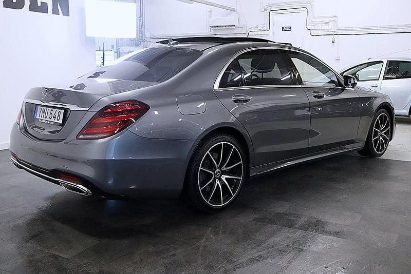 Begagnad Mercedes S450 AMG 367 HK (269 kW) 2018 Grå Sedan