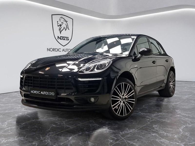 Svart Begagnad 2015 Porsche Macan S SUV | 339 900 kr (Marknadspris) - Bild 1/4