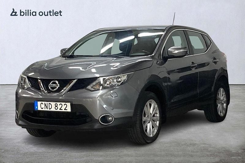 Grå Begagnad 2014 Nissan Qashqai Acenta SUV | 109 900 kr (Marknadspris) - Bild 1/3