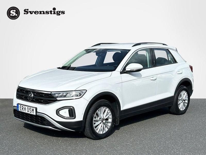 Vit Begagnad 2022 VW T-Roc Life SUV | 204 800 kr (Bra pris) - Bild 1/4
