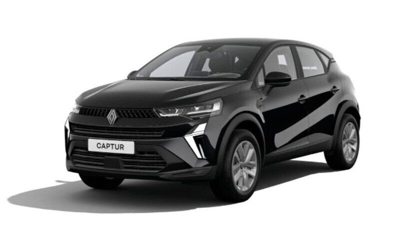 Svart Ny 2025 Renault Captur Evolution SUV | 266 700 kr (Marknadspris) - Bild 1/4