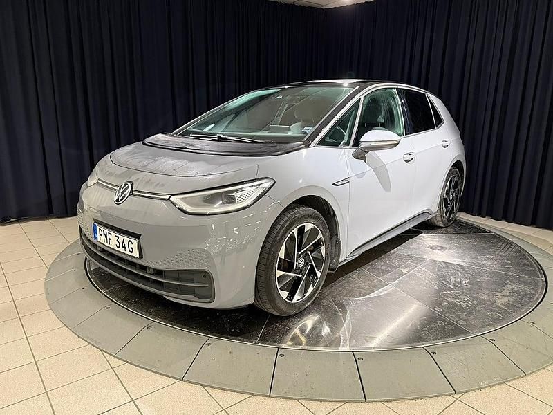 Grå Begagnad 2022 VW ID.3 Comfortline Halvkombi | 269 800 kr (Lite dyr) - Bild 1/3