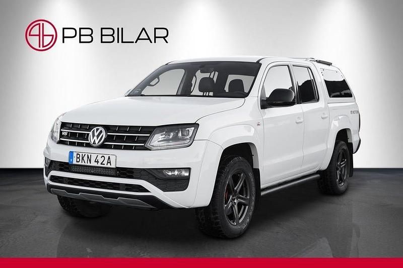 Vit Begagnad 2020 VW Amarok Aventura Pickup | 439 900 kr (Lite dyr) - Bild 1/4