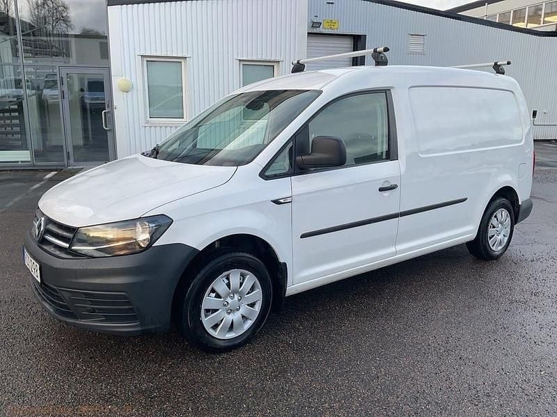Vit Begagnad 2018 VW Caddy Maxi Minibuss | 88 000 kr (Superpris) - Bild 1/4
