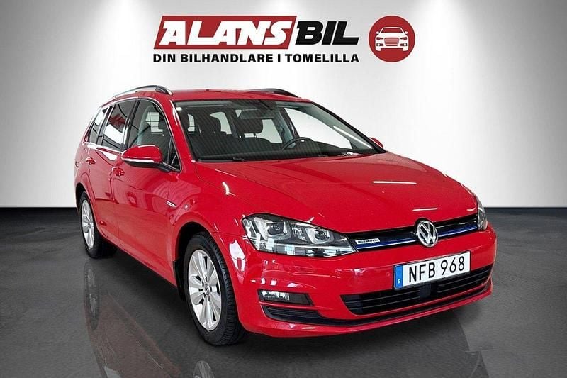 Röd Begagnad 2016 VW Golf VII Kombi | 109 000 kr (Marknadspris) - Bild 1/4