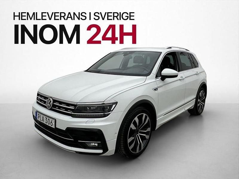 Begagnad VW Tiguan R-line 190 HK (139 kW) 2017 Vit SUV