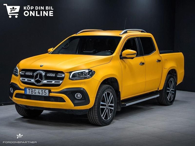 Gul (vit) Begagnad 2019 Mercedes X350 Pickup | 389 900 kr (Superpris) - Bild 1/4
