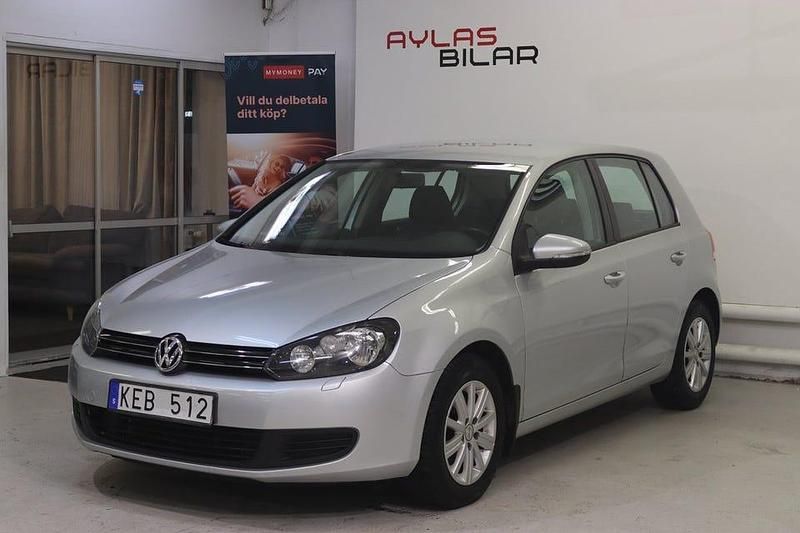 Begagnad VW Golf VI 122 HK (89 kW) 2010 Silver Halvkombi