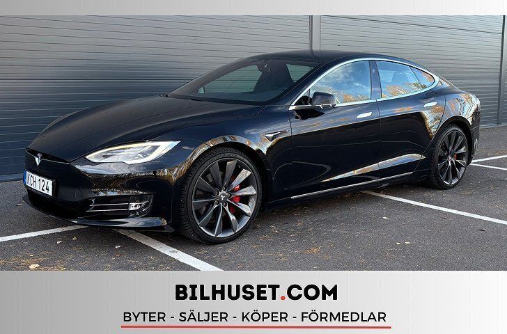 Svart Begagnad 2018 Tesla Model S Performance Sedan | 550 000 kr - Bild 1/4