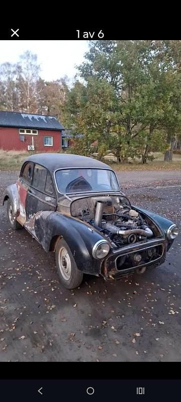 Svart Begagnad 1957 Morris Minor Sedan | 20 000 kr - Bild 1/4