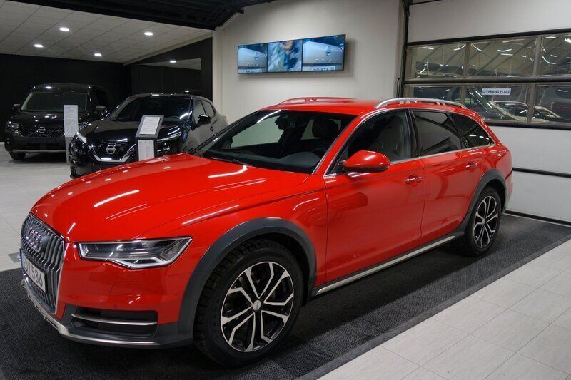 Röd Begagnad 2017 Audi A6 Allroad Ambition Kombi | 209 000 kr (Marknadspris) - Bild 1/4