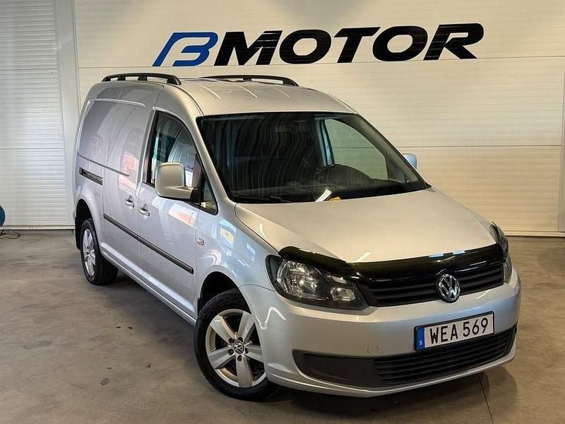 Silver Begagnad 2014 VW Caddy Maxi Minibuss | 119 900 kr (Marknadspris) - Bild 1/4
