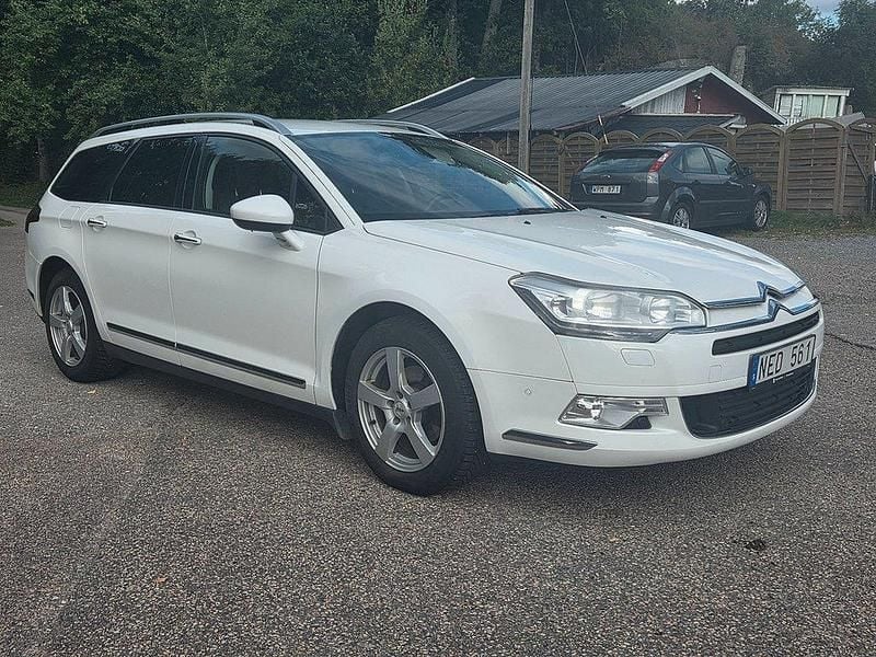 Vit Begagnad 2012 Citroën C5 Kombi | 41 900 kr (Bra pris) - Bild 1/4