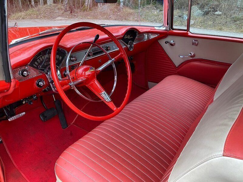 Begagnad Chevrolet Bel Air 1955 Gypsy red Cab