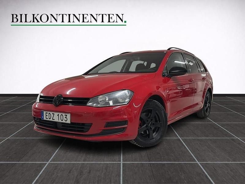 Begagnad VW Golf VII 105 HK (77 kW) 2014 Röd Kombi