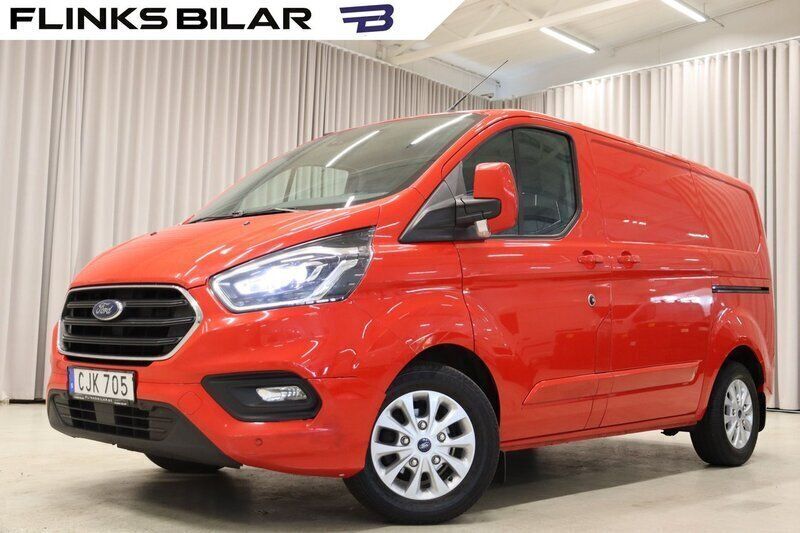 Röd Begagnad 2019 Ford Transit Custom Van | 179 900 kr (Marknadspris) - Bild 1/4