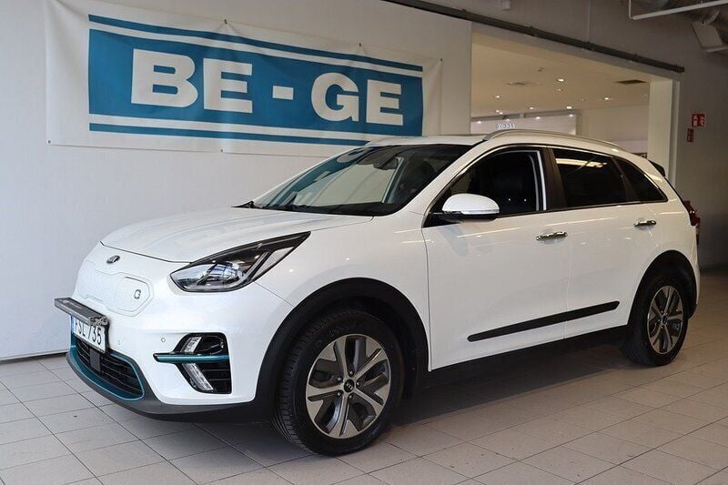 Vit Begagnad 2018 Kia e-Niro Advance SUV | 169 900 kr - Bild 1/4