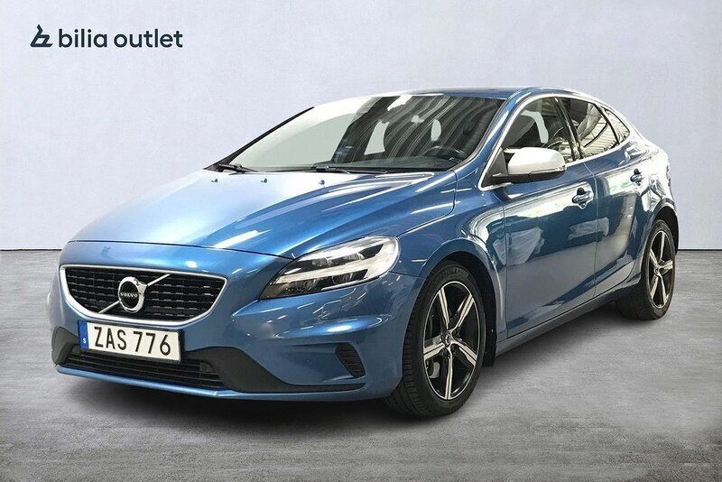 Blå Begagnad 2017 Volvo V40 R-Design Kombi | 199 900 kr (Marknadspris) - Bild 1/3