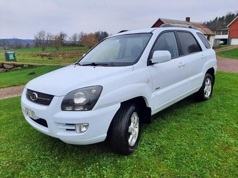 Vit Begagnad 2008 Kia Sportage SUV | 23 000 kr (Bra pris) - Bild 1/4