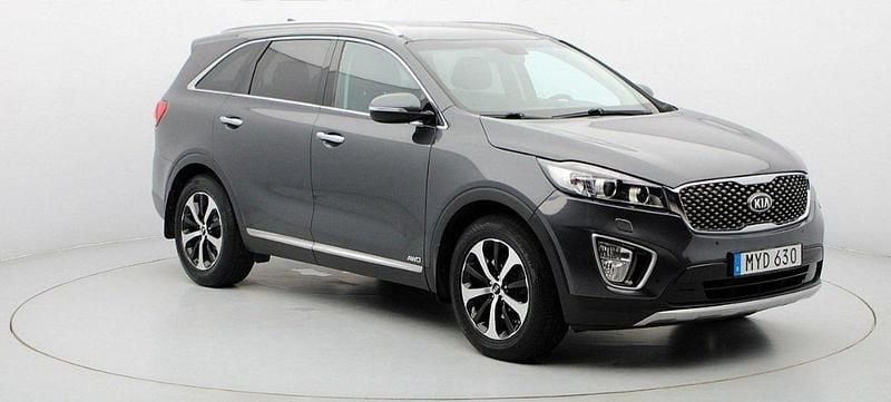 Grå Begagnad 2016 Kia Sorento SUV | 183 500 kr (Bra pris) - Bild 1/4