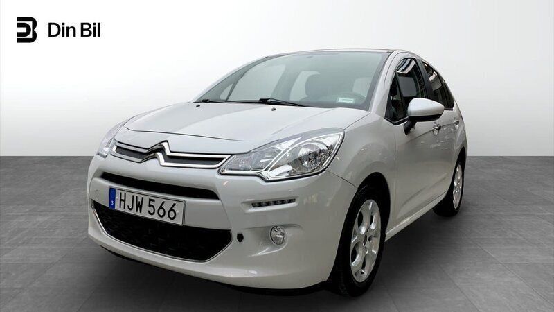 Grå Begagnad 2015 Citroën C3 Halvkombi | 74 900 kr - Bild 1/4