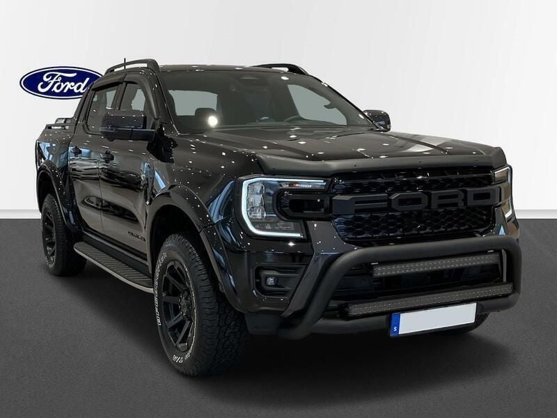 Svart Begagnad 2023 Ford Ranger Wildtrack Pickup | 710 000 kr (Dyr) - Bild 1/4