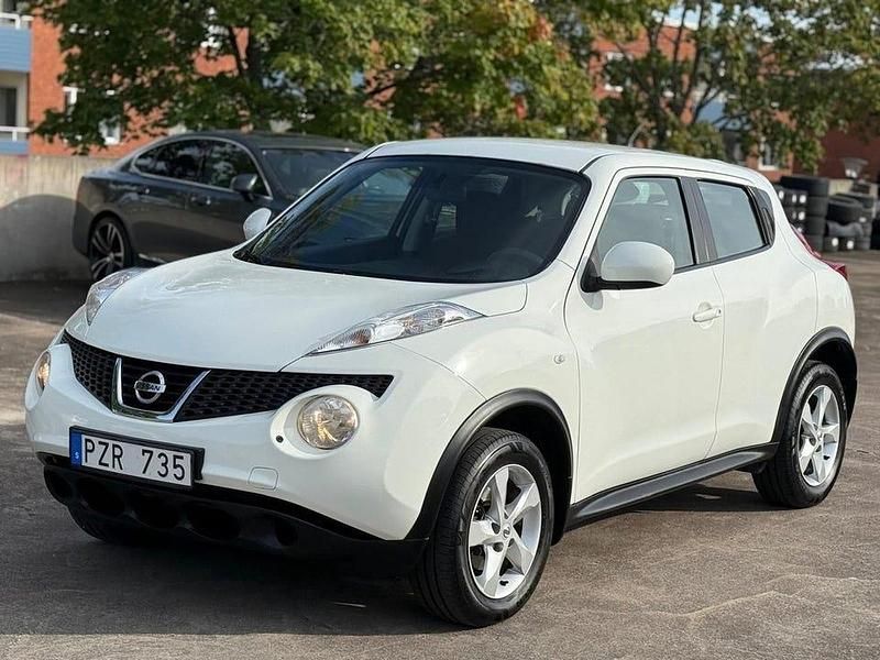 Vit Begagnad 2013 Nissan Juke SUV | 69 500 kr (Bra pris) - Bild 1/4