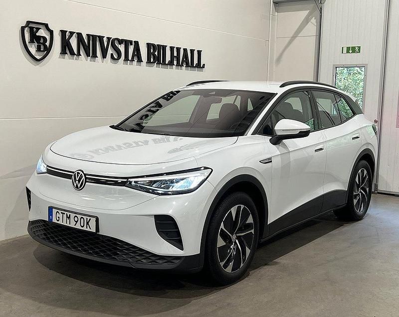 Vit Begagnad 2021 VW ID.4 Comfortline SUV | 288 900 kr (Marknadspris) - Bild 1/4