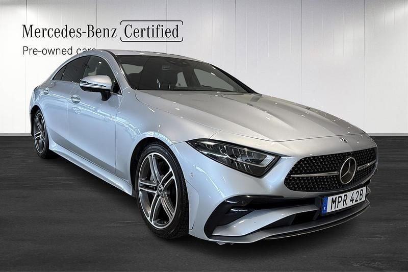 Begagnad Mercedes CLS450 Premium Plus 367 HK (269 kW) 2022 Silver Sedan