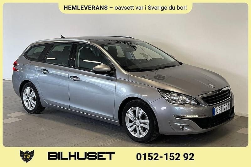 Begagnad Peugeot 308 120 HK (88 kW) 2015 Grå Kombi