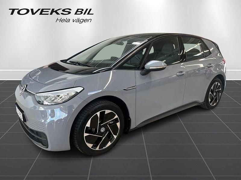 Grå Begagnad 2022 VW ID.3 Pro Halvkombi | 269 900 kr - Bild 1/4