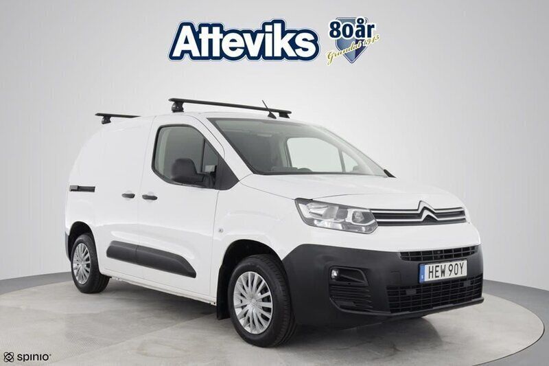 Vit Begagnad 2021 Citroën Berlingo Minibuss | 129 900 kr (Marknadspris) - Bild 1/3