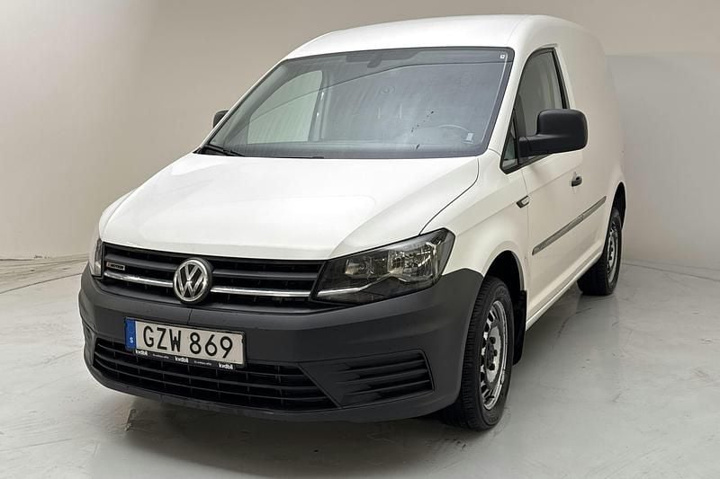 Vit Begagnad 2018 VW Caddy Minibuss | 149 000 kr (Superpris) - Bild 1/4