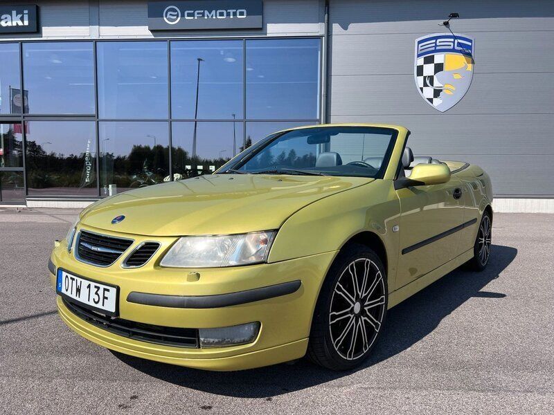 Gul Begagnad 2006 Saab 9-3 Cabriolet Cab | 149 900 kr (Marknadspris) - Bild 1/4
