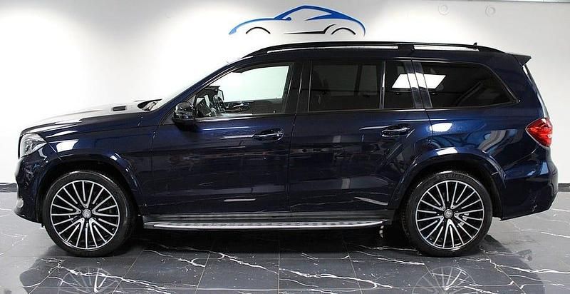 Mörkblå Begagnad 2016 Mercedes GLS350 AMG SUV | 429 900 kr (Bra pris) - Bild 1/4