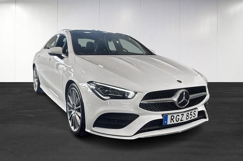 Begagnad Mercedes CLA250 Premium 225 HK (165 kW) 2019 Vit (white) Sedan