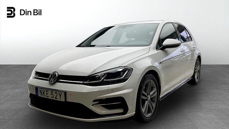 Begagnad VW Golf VII R-line 150 HK (110 kW) 2019 Pure white Halvkombi