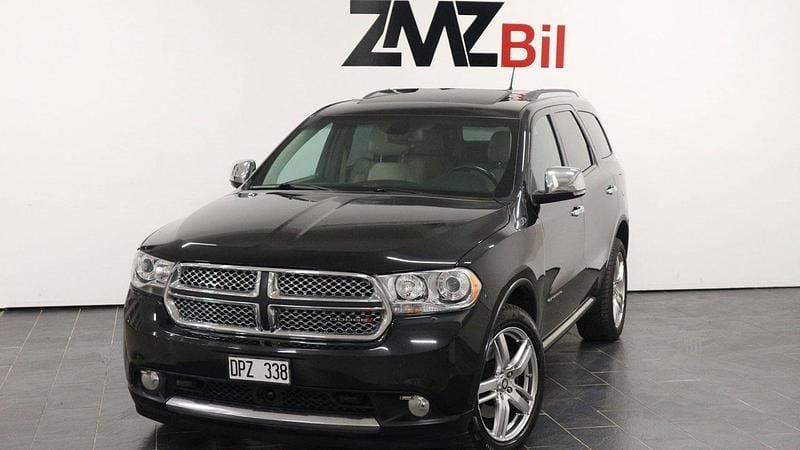 Svart Begagnad 2012 Dodge Durango SUV | 169 900 kr - Bild 1/4