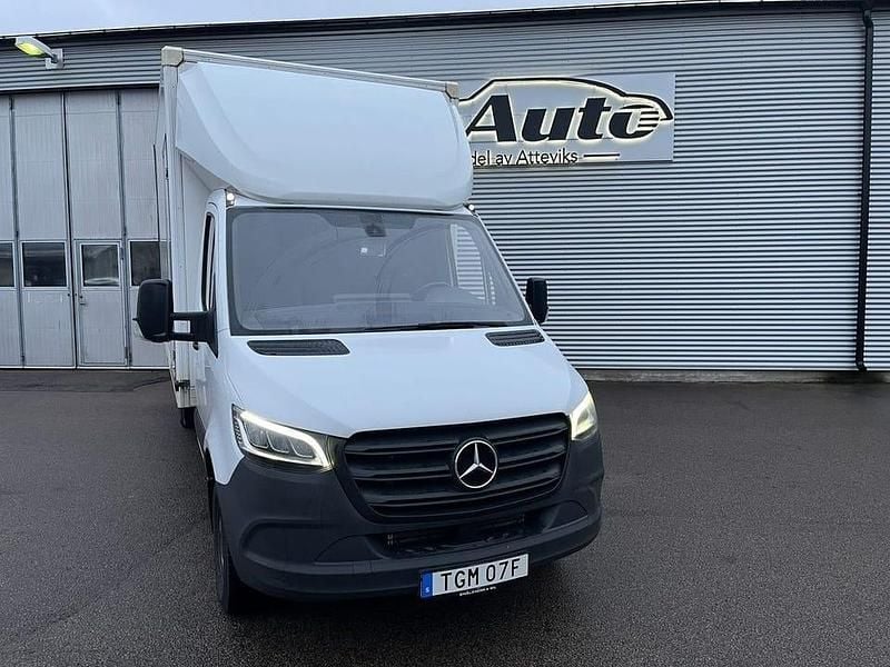 Vit Begagnad 2022 Mercedes Sprinter Van | 299 500 kr (Marknadspris) - Bild 1/4