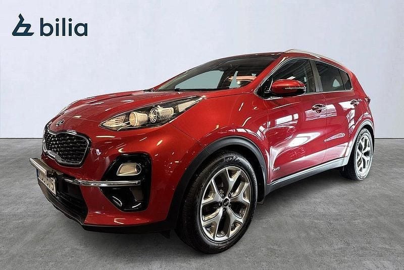 Röd Begagnad 2018 Kia Sportage SUV | 219 000 kr (Lite dyr) - Bild 1/4
